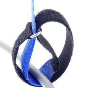 Egyedi Tépőzáras Kábelkötegelő Fém Szemmel Logóval